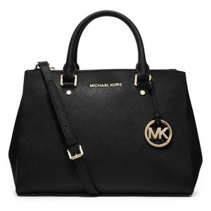 Michael Kors Sutton Medium Leather Satchel
